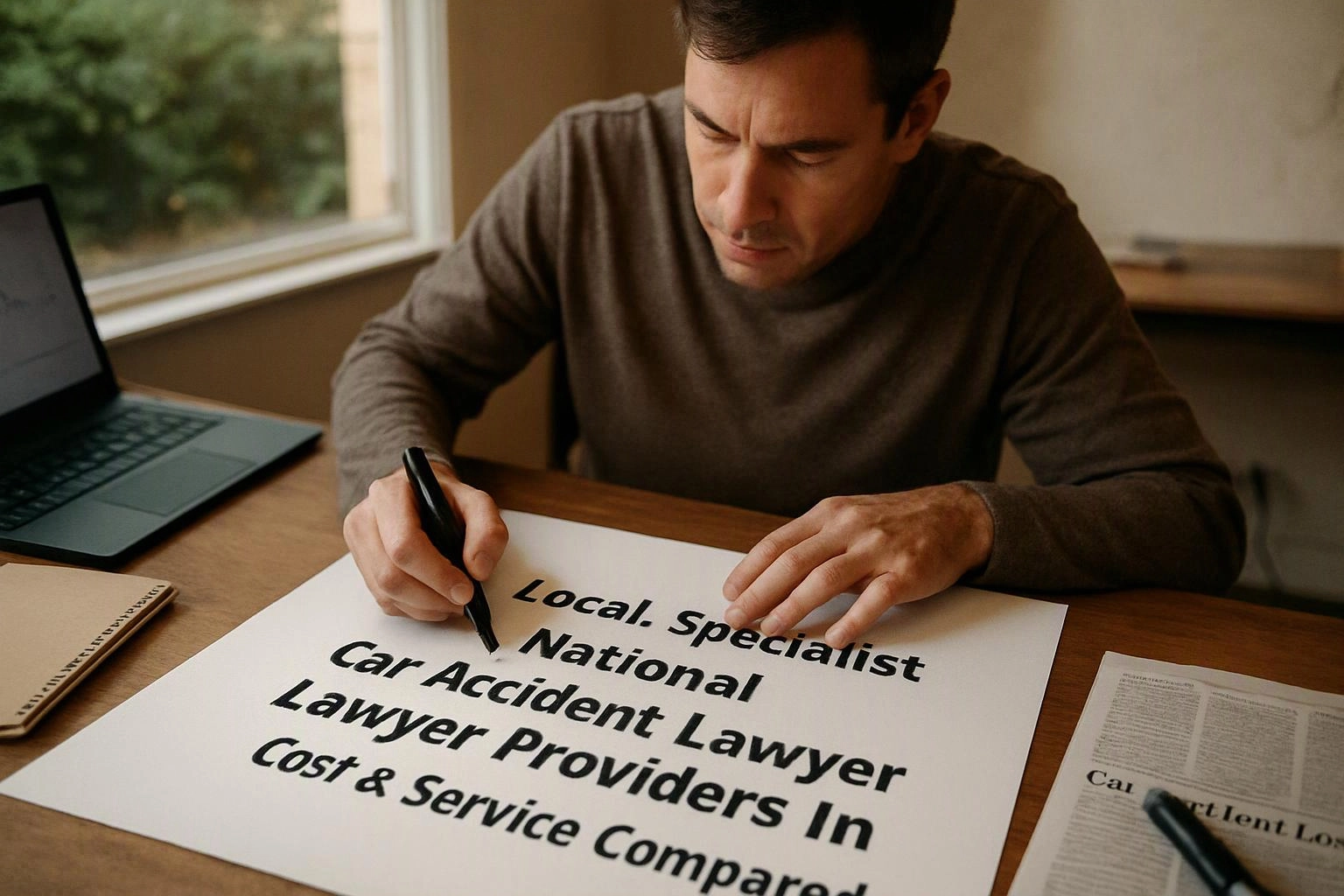 Local Specialist vs National Car Accident Lawyer Providers in Druid Hills: Cost & Service Compared