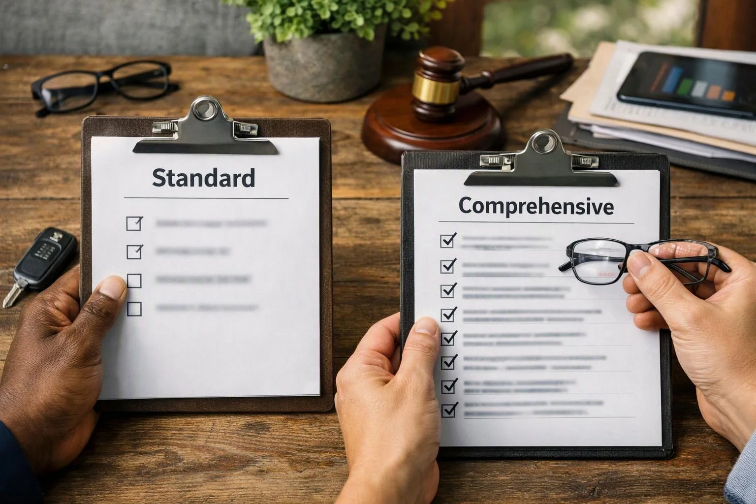 Standard vs Comprehensive Car Accident Lawyer Engagements Compared (2026)