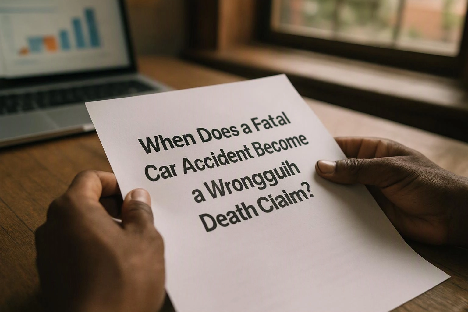 Fatal car accident wrongful death claim review