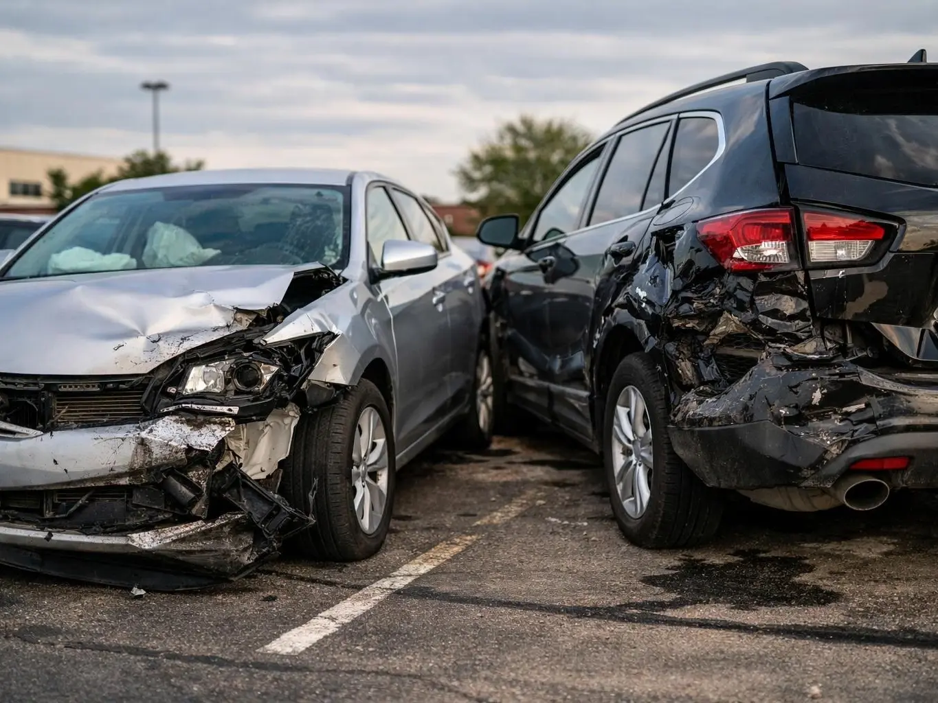 Truck accident lawyer helping client with injury case in Buckhead during wet weather traffic