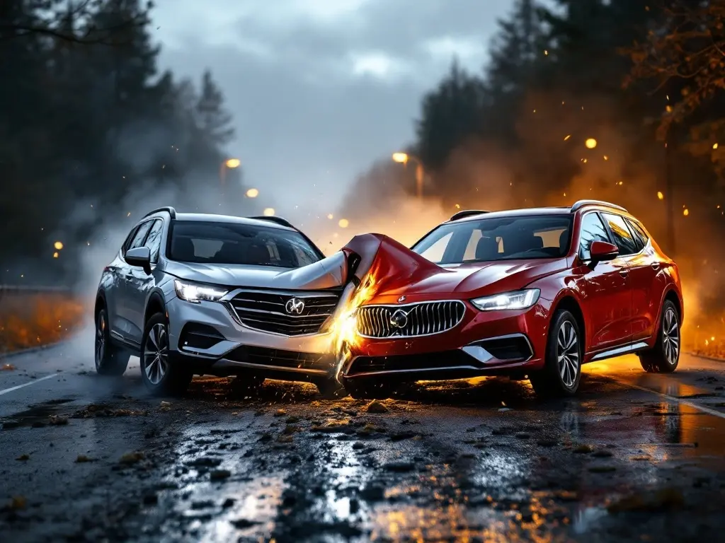 Injured driver meeting with legal team about rear-end collision claim near Sandy Springs Performing Arts Center