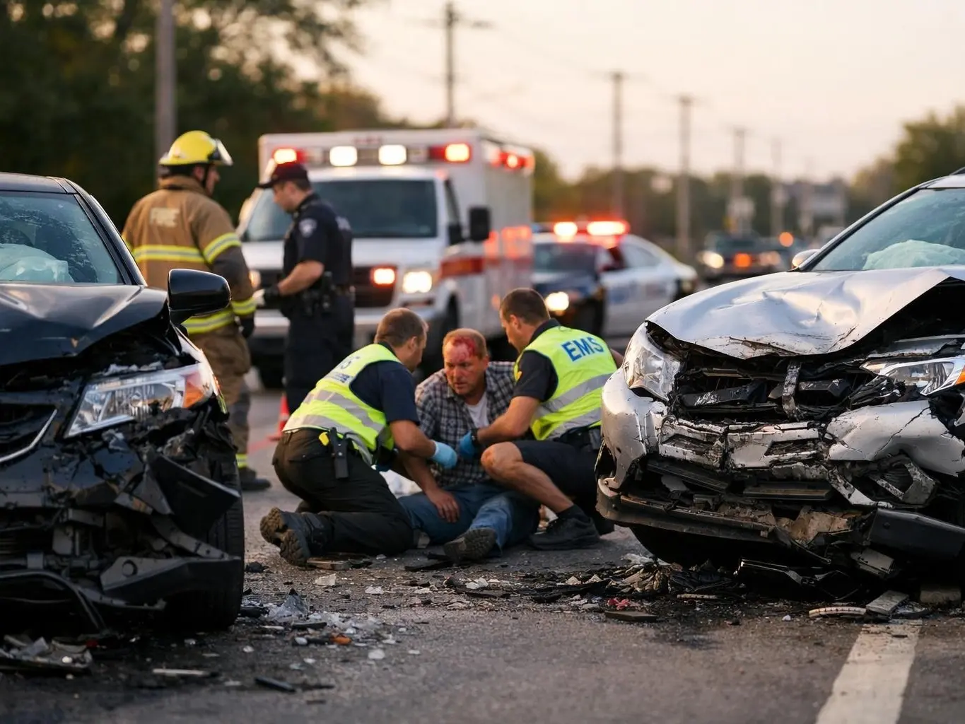 bicycle accident lawyer discussing Silver Comet Trail injury case with injured rider in Smyrna